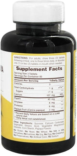 Solgar Original Papaya Enzyme Chewable Tablets 250tablet