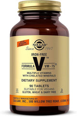 Solgar Iron-Free Formula VM-75® Tablets 90tablet
