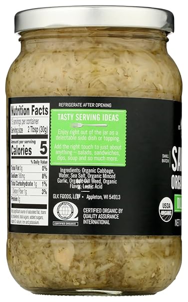 SAVERNE Dill Garlic Kraut 16 OZ
