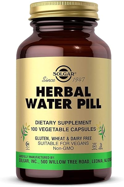 Solgar Herbal Water Pill Vegetable Capsules 100V cap