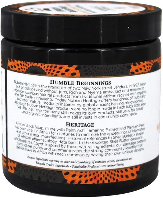 NUBIAN HERITAGE AFRICAN BLACK SOAP BLEMISH TREATMENT PADS 60 PADS