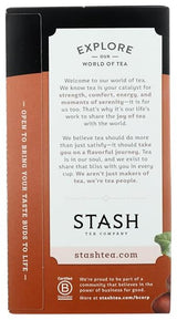 STASH TEA Chocolate Hazelnut Tea Decaffeinated 18 BAG