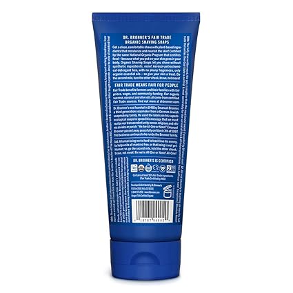 DR. BRONNER'S ORGANIC SHAVING SOAP PEPPERMINT 7 FLOZ