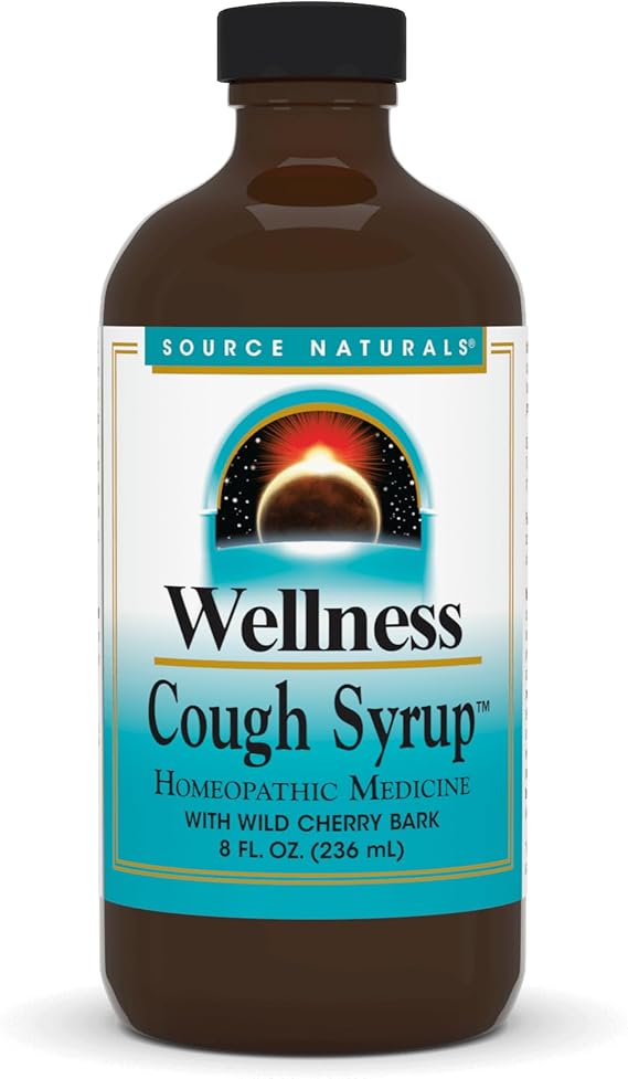 SOURCE NATURALS WELLNESS COUGH SYRUP F/KID 8OZ