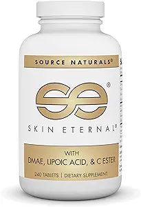 SOURCE NATURALS SKIN ETERNAL WITH DMAE,LIPOIC ACID,& C ESTER 240 TABS
