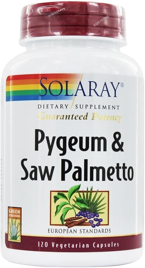 Solaray Vital Extracts Saw Palmetto & Pygeum 120CT  Veg Capsule