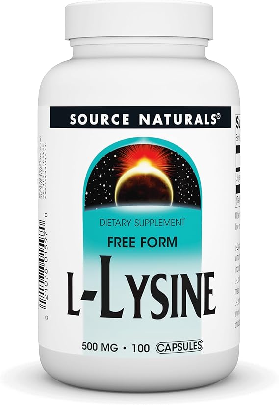 SOURCE NATURALS L-LYSINE CAP 500MG 100C
