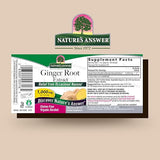 Nature's Answer Ginger Root Alcohol Extract 1,000mg