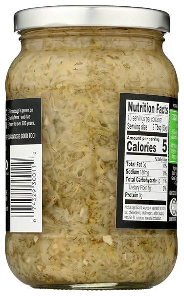 SAVERNE Dill Garlic Kraut 16 OZ
