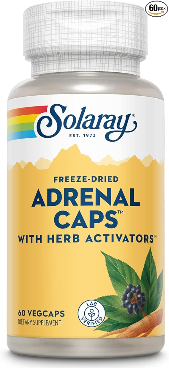 Solaray Adrenal Caps™ 60CT 170MG Veg Capsule