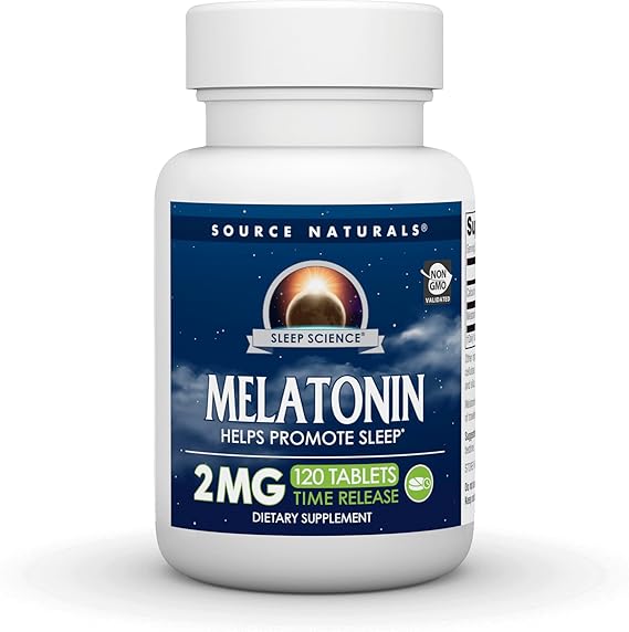 SOURCE NATURALS TIME RELEASE MELATONIN 2.0 MG 240 TABS