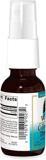 SOURCE NATURALS WELLNESS COLL SLVR THROAT SPRAY 1OZ