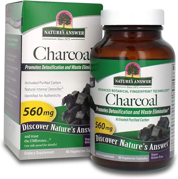 Activated Charcoal 560mg 90 Vegetarian Capsules