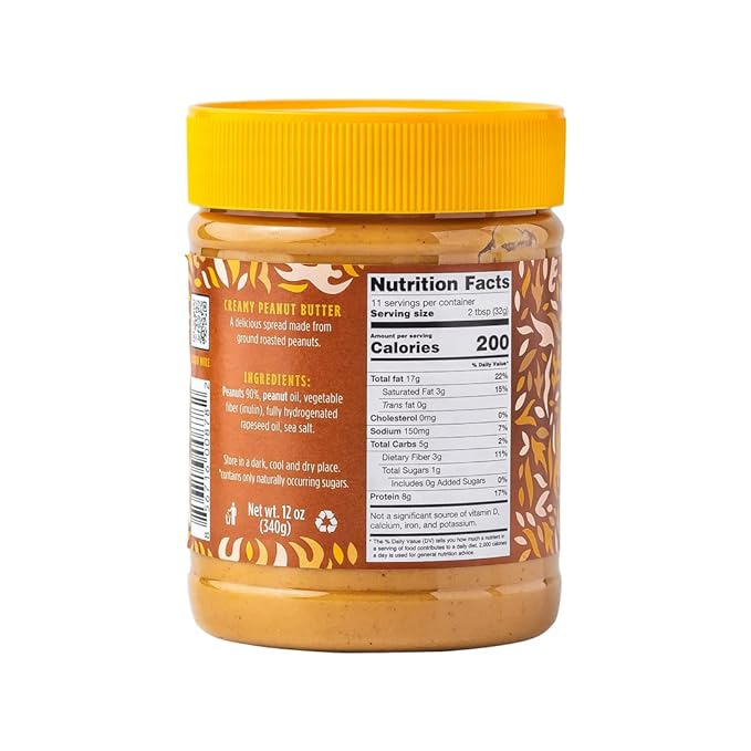GOOD GOOD Peanut Butter Creamy Low Carb 12 OZ