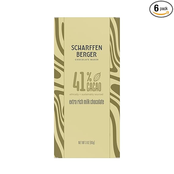 SCHARFFEN BERGER 41% Cacao Extra Rich Milk Bar 3 OZ