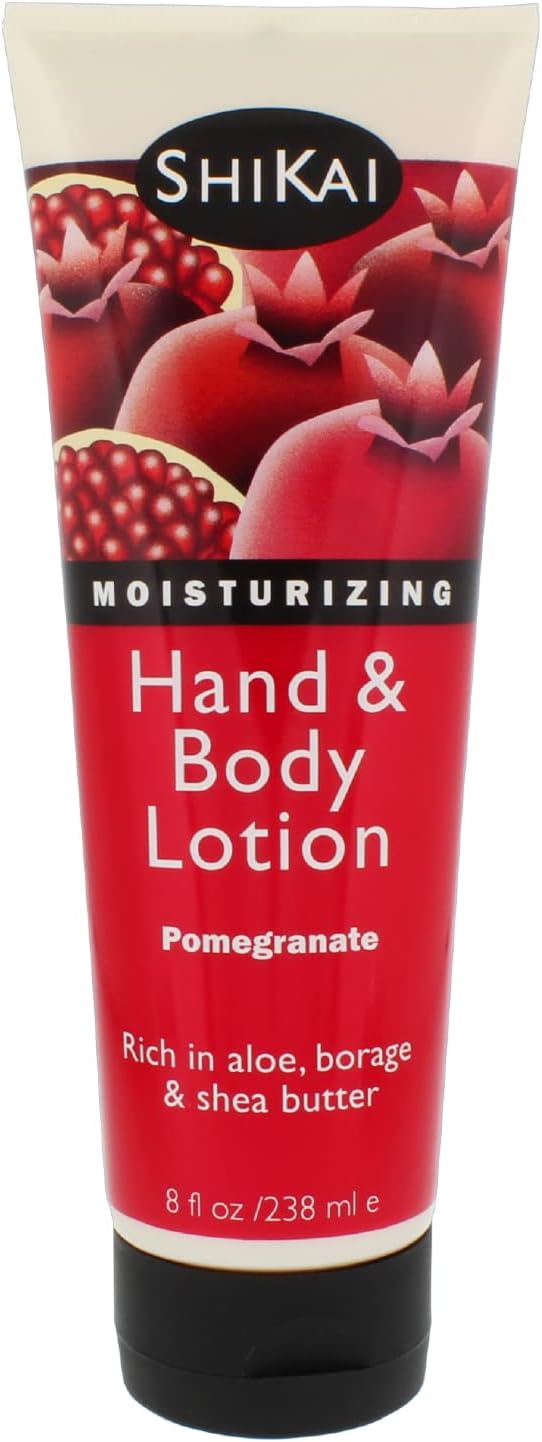 SHIKAI MOISTURIZING HAND & BODY LOTION POMEGRANATE 8 FL OZ