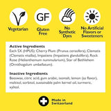 Bach Rescue Pastilles Natural Stress Relief Lemon Flavor