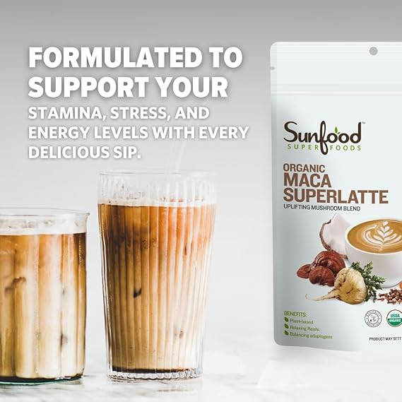 Sunfood SuperLatte, Maca  6oz