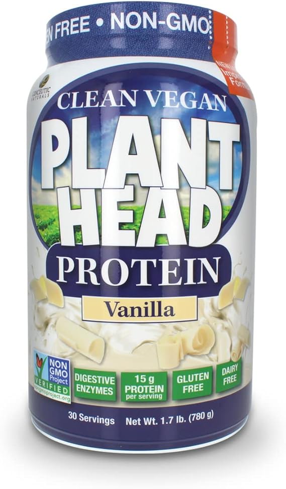GENCEUTICS Plant Head Protein Vanilla 1.7 lbs