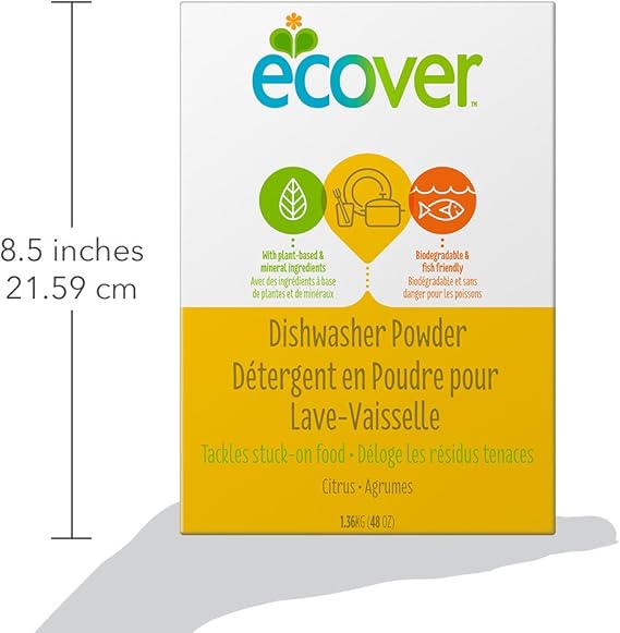 ECOVER Auto Dishwasher, Pwdr 48 OZ