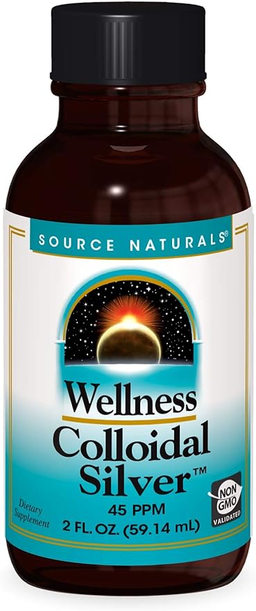 SOURCE NATURALSWELLN COLLOIDAL SLVR 45PPM 2OZ