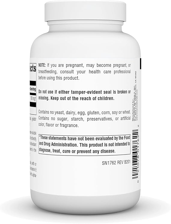 SOURCE NATURALS ALPHA LIPOIC ACID 100MG CAP 120C