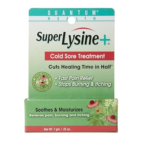 Quantum Super Lysine Plus Cold Sore Treatment - 0.25 Oz