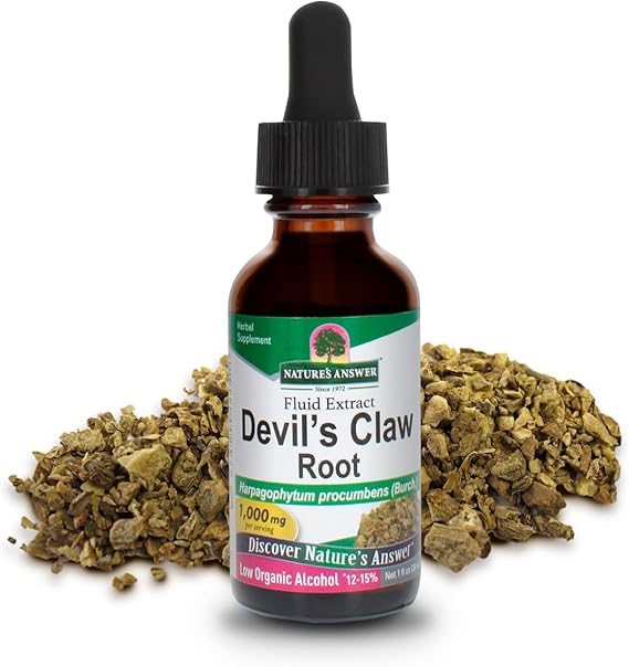 Nature's Answer Devil's Claw Root Alcohol 1,000 mg