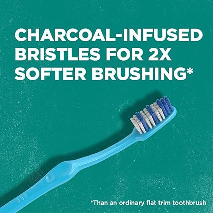 TOM'S OF MAINE GENTLE CHARCOAL ULTRA SOFT TOOTHBRUSH 1CT