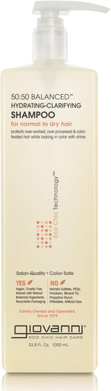 Giovanni 50:50 Balanced Hydrating-Clarifying Shampoo For Normal To Dry Hair