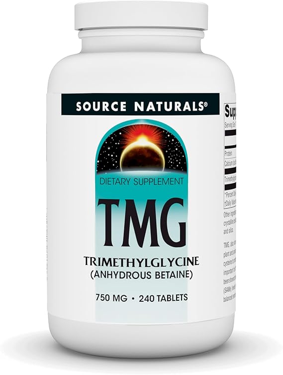 SOURCE NATURALS TMG TRIMETHYLGLYCINE 750MG 60T