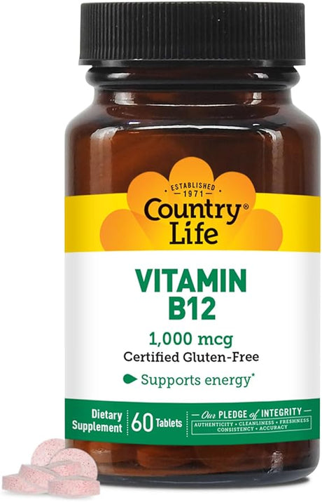 Country Life VITAMIN B-12 1000MCG 60 Tablet