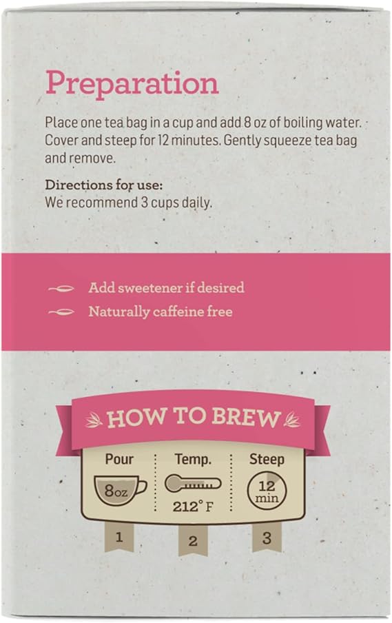 ALVITA TEAS Red Clover Flower Herbal Tea Supplement 16 BAG