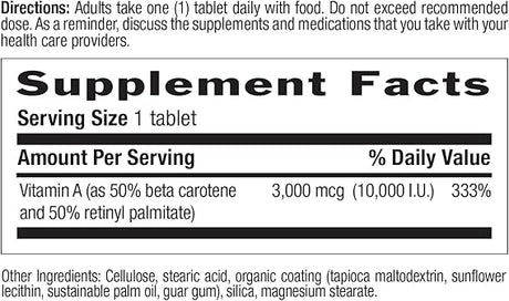 Country Life VITAMIN A 10,000IU 100 Tablet