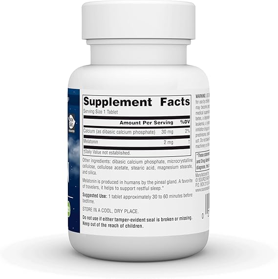 SOURCE NATURALS TIME RELEASE MELATONIN 2.0 MG 240 TABS