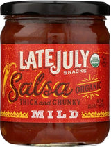 Late July org. chuncky salsa mild