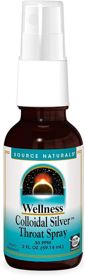 SOURCE NATURALS WELLNESS COLLOIDAL SILVER NASAL SPRAY 2 OZ
