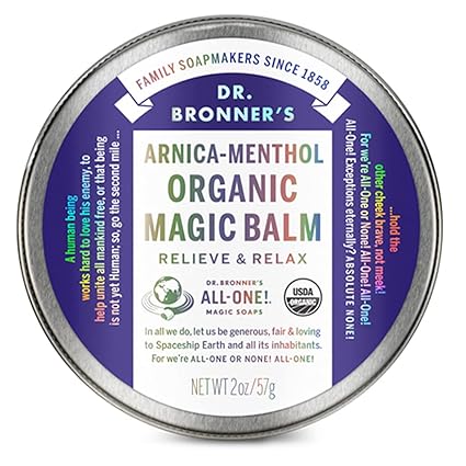 DR. BRONNER'S MAGIC SOAPS ORGANIC MAGIC BALM ARNICA-MENTHOL 2OZ