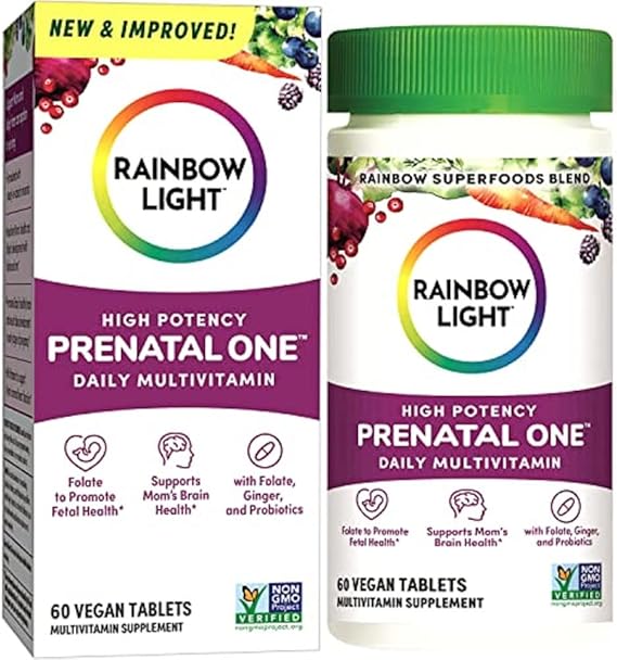 Rainbow Light HIGH POTENCY PRENATAL ONE NON-GMO 60CT  (ORIGINAL PID: 21723)