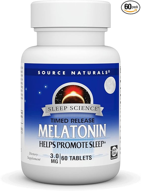 SOURCE NATURALS SLEEP SCIENCE MELATONIN 3MG TAB 60T