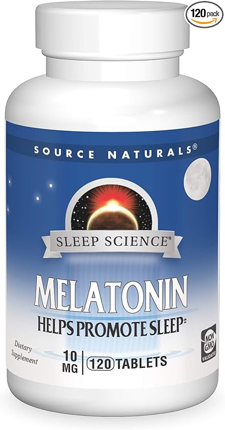 SOURCE NATURALS SLEEP SCIENCE MELATONIN 10MG TAB 120T