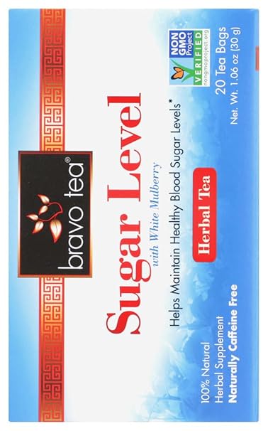BRAVO TEA Sugar Level Tea 20 BAG