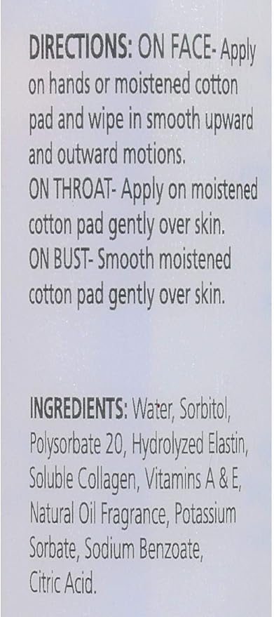 REVIVA LABS ELASTIN COLLAGEN SKIN TONER 4 OZ