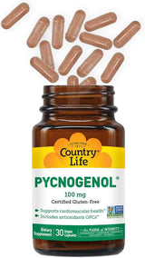 Country Life PYCNOGENOL 100MG 30 Vegicaps