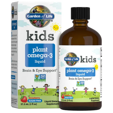 Garden of Life kids plant omega-3 Strawberry 2oz LIQUID
