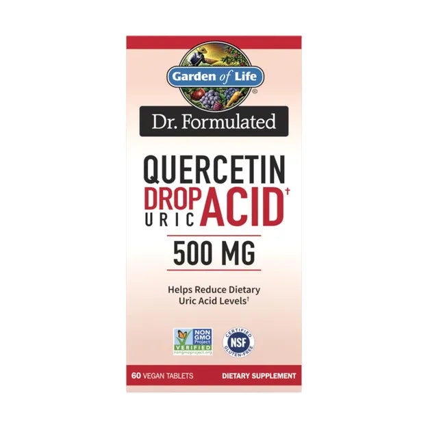 Garden of Life Dr. Formulated Quercetin Drop Uric Acid 60ct TABLETS
