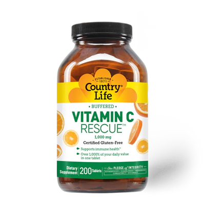 Country Life VITAMIN C RESCUE 1000MG 200 Tablet