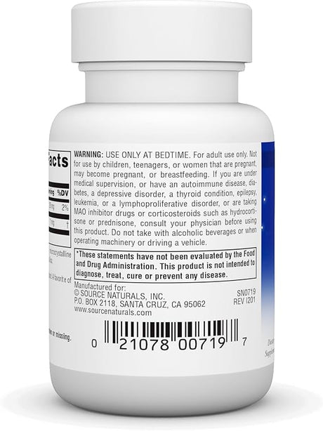SOURCE NATURALSSLEEP SCIENCE MELATONIN 1MG TAB 100T