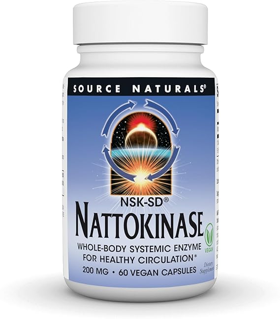 SOURCE NATURALS NATTOKINASE 200MG VEGI CAP 60C