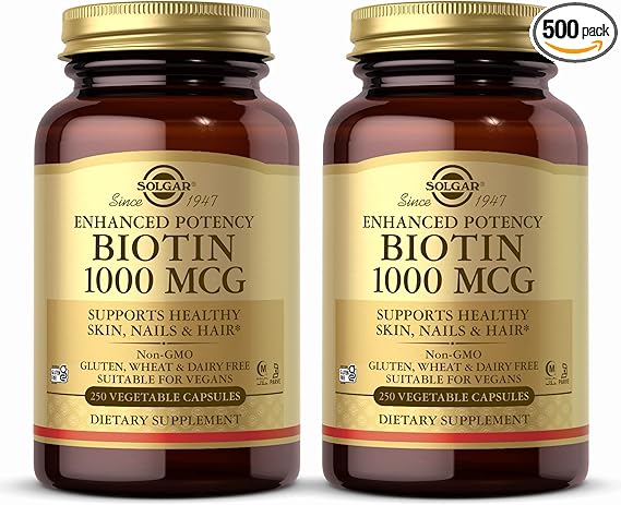 Solgar Biotin 1000 mcg Vegetable Capsules 250V cap